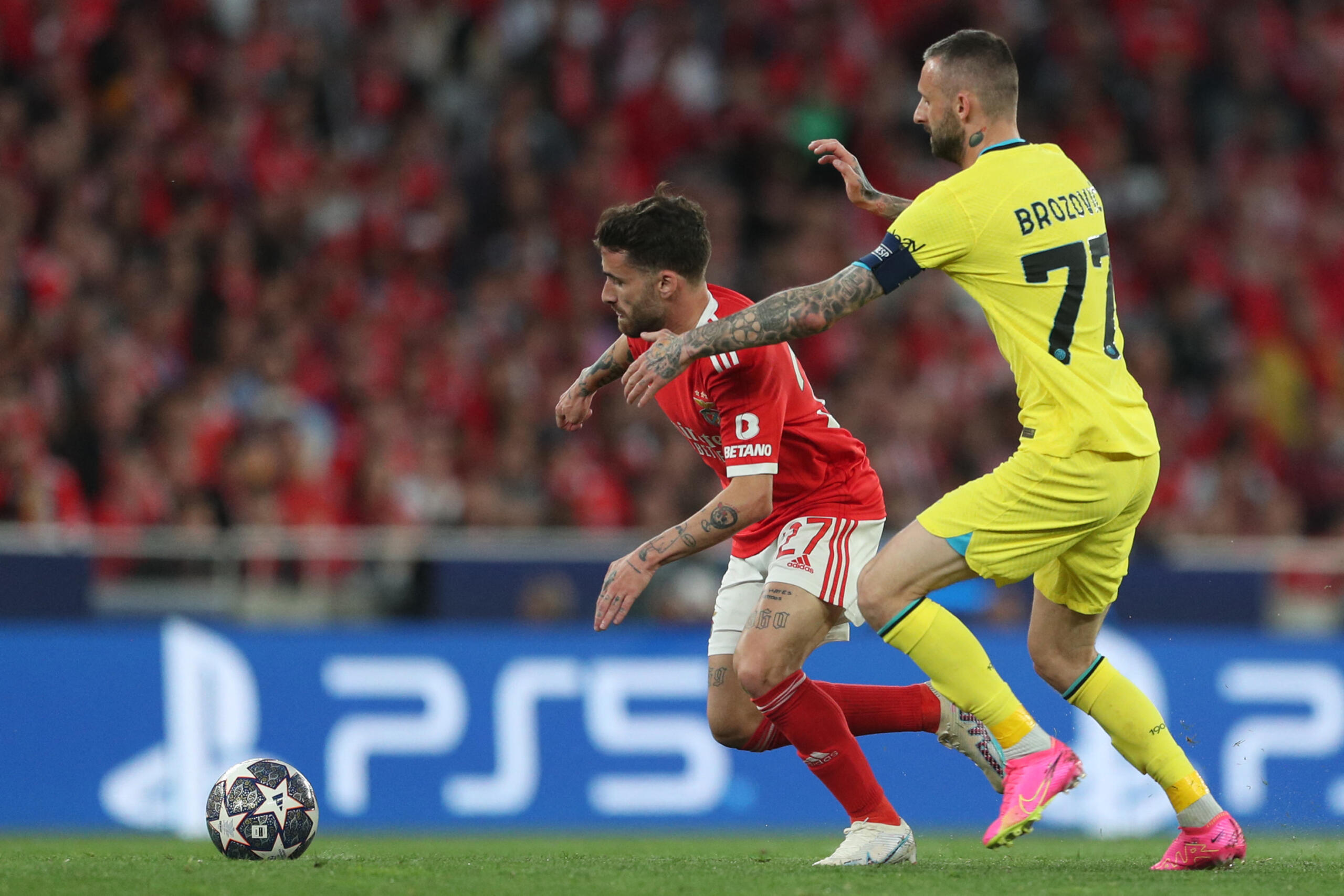 Benfica Inter Il Primo Tempo Nerazzurri In Difficolt Al Da Luz Cip