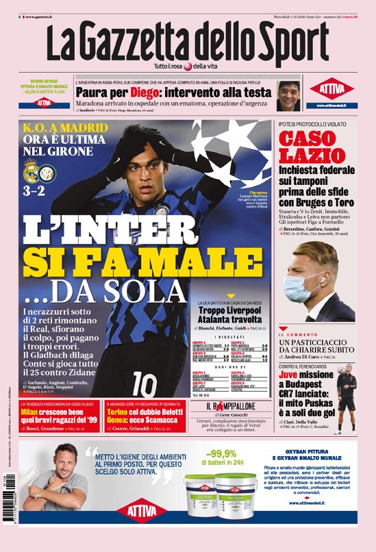 In edicola oggi, 4 novembre 2020