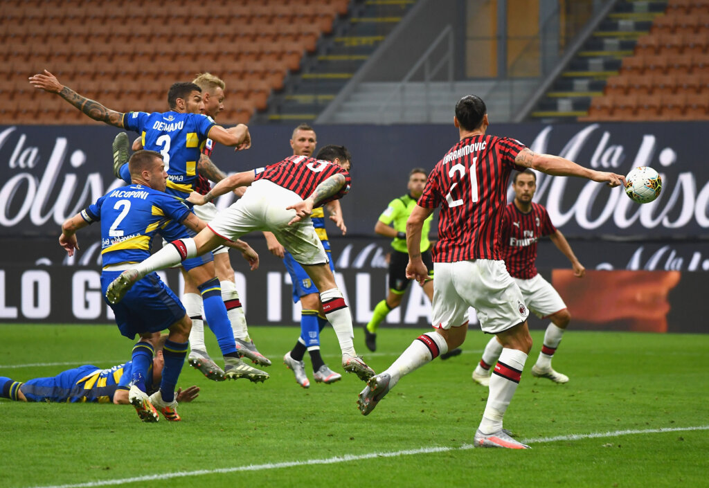 Milan, contro il Parma sempre in gol