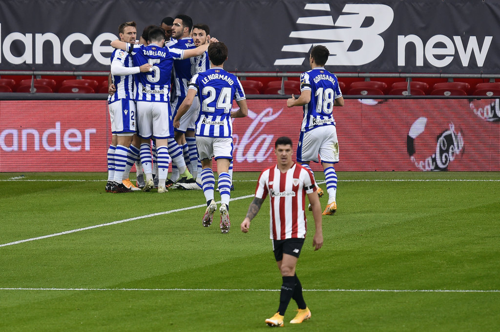 Liga, torna al successo la Real Sociedad: 1-0 in casa dell’Athletic