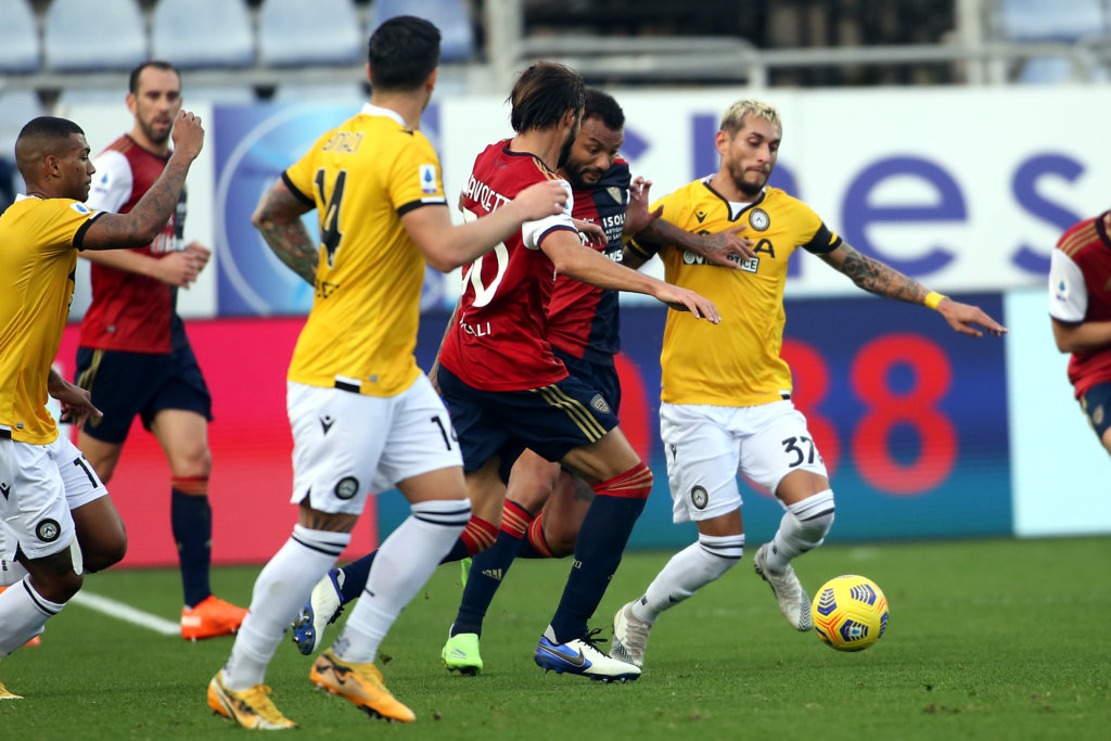 Cagliari-Udinese 1-1, Lykogiannis e Lasagna firmano il pareggio