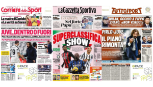 In edicola oggi, 3 gennaio 2020