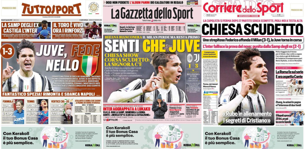 In edicola oggi, 7 gennaio 2021