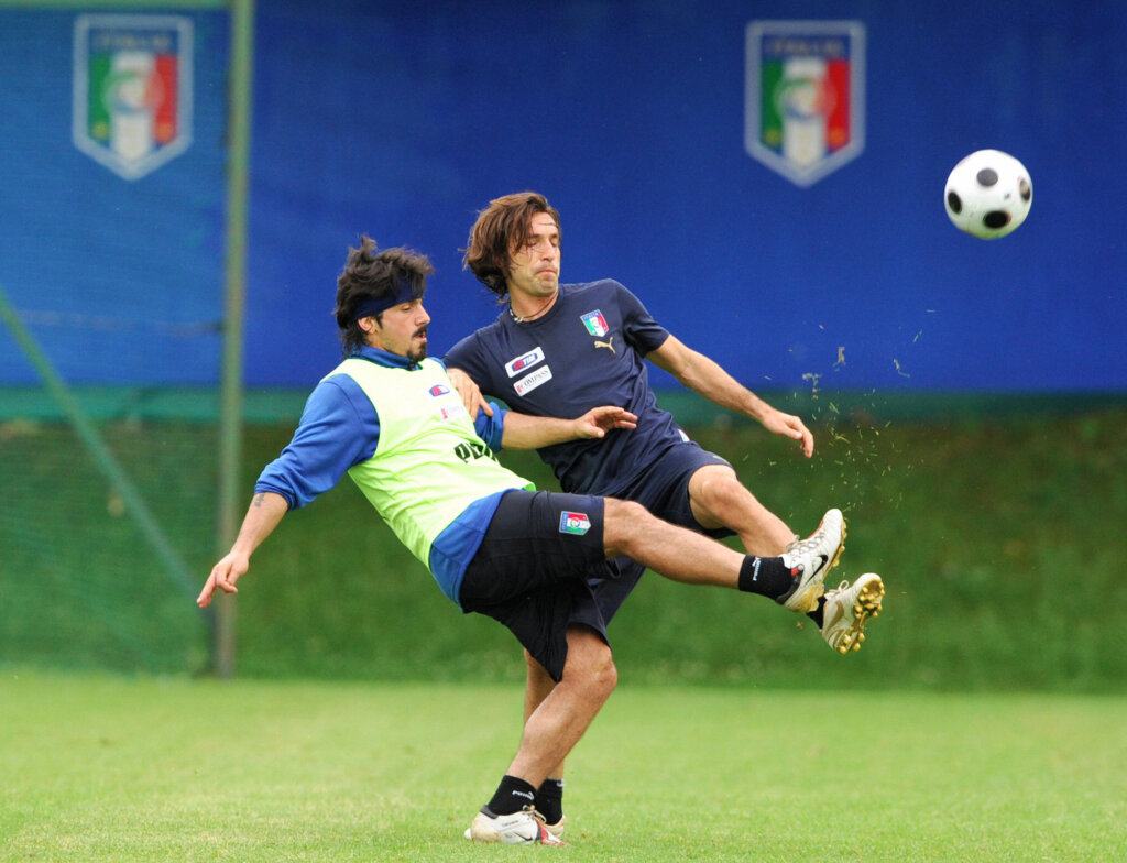 Pirlo e Gattuso, dal pesce di Milanello allo ‘scontro’ Juve-Napoli