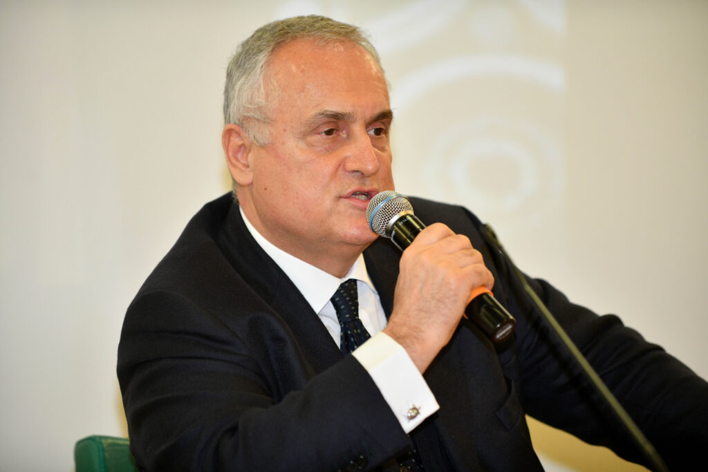 Lazio, Lotito dovrà presentarsi il 16 marzo davanti al Tribunale Federale