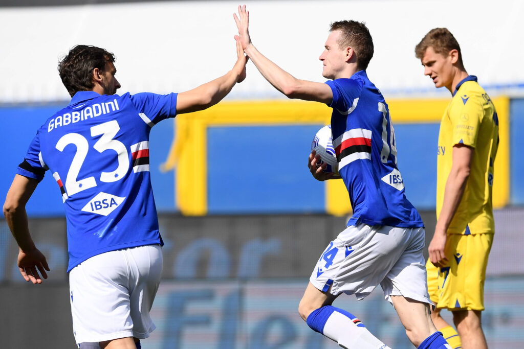 Sampdoria-Verona 3-1, tre gol e tre punti per i blucerchiati