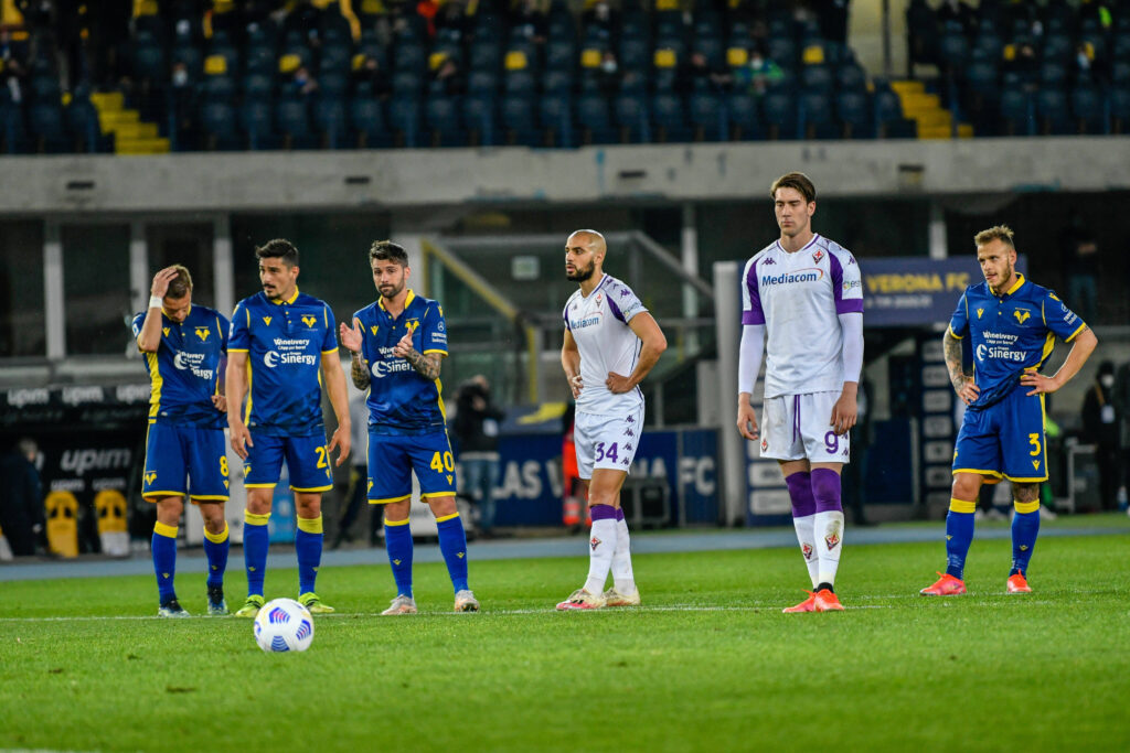 Verona-Fiorentina, Vlahovic segna ed eguaglia Pepito Rossi