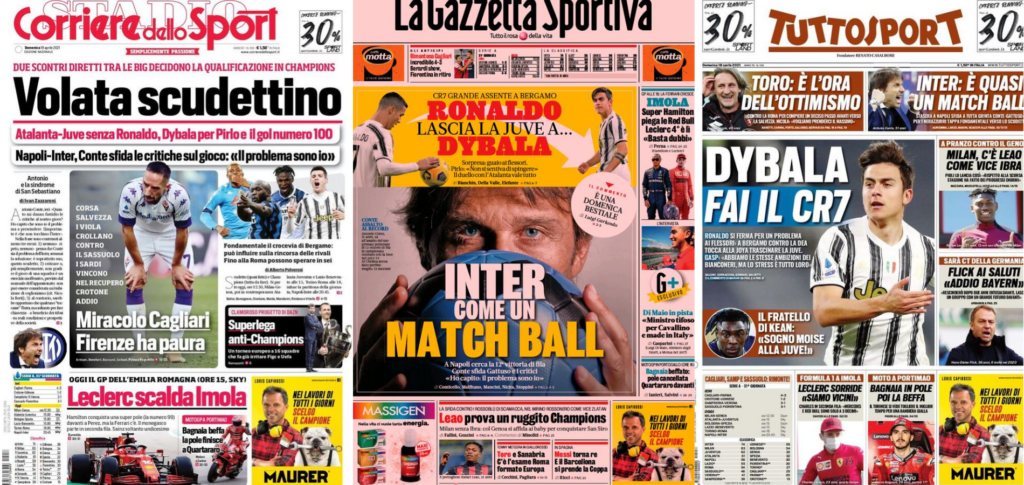 In prima pagina: i quotidiani in edicola oggi, 18 aprile 2021