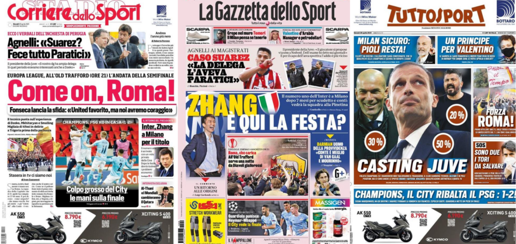 In prima pagina: i quotidiani in edicola oggi, 29 aprile 2021