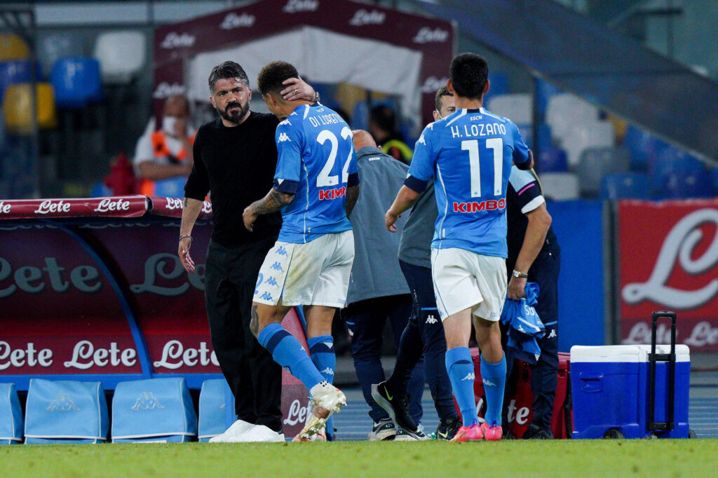 Napoli, nessuna comunicazione di Gattuso ai giocatori ma domenica può salutare