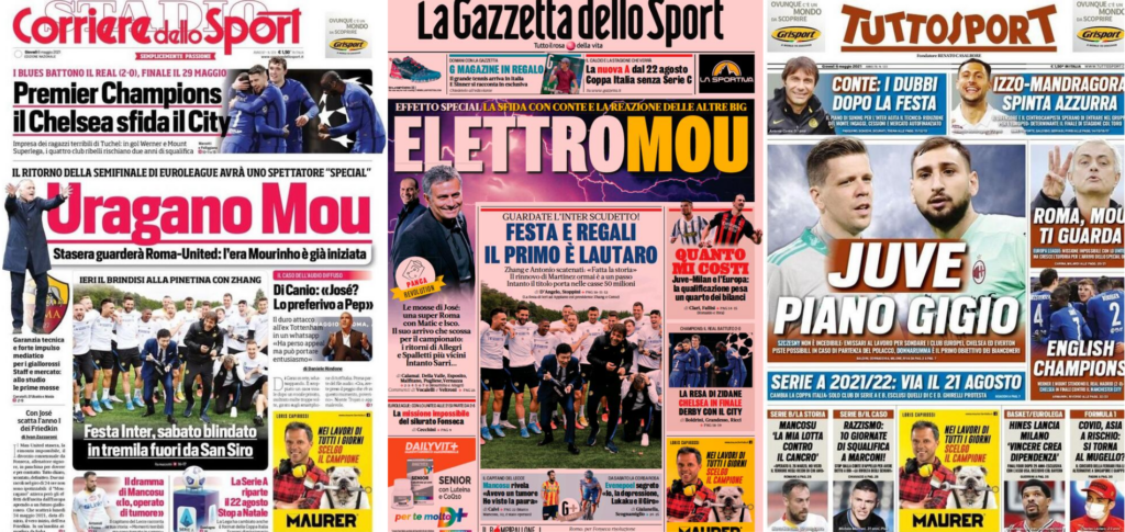 In prima pagina: i quotidiani in edicola oggi, 6 maggio 2021