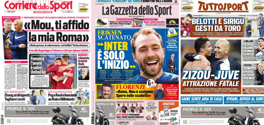 In prima pagina: i quotidiani in edicola oggi, 7 maggio 2021