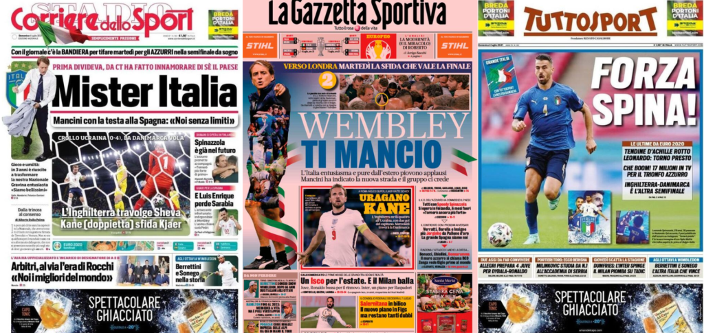 In prima pagina: i quotidiani in edicola oggi, 4 luglio 2021