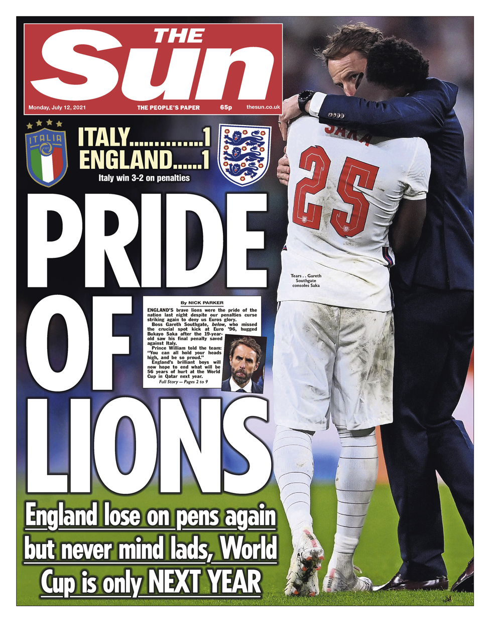 The Sun 12 Luglio 2021