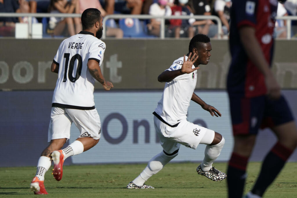 Spezia, il gol di Gyasi è il secondo più veloce in Serie A