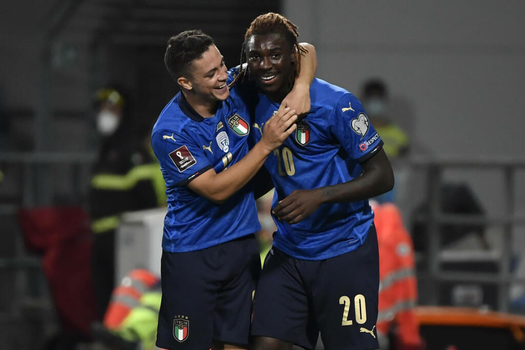 Italia-Lituania 5-0: i baby azzurri Kean e Raspadori da applausi