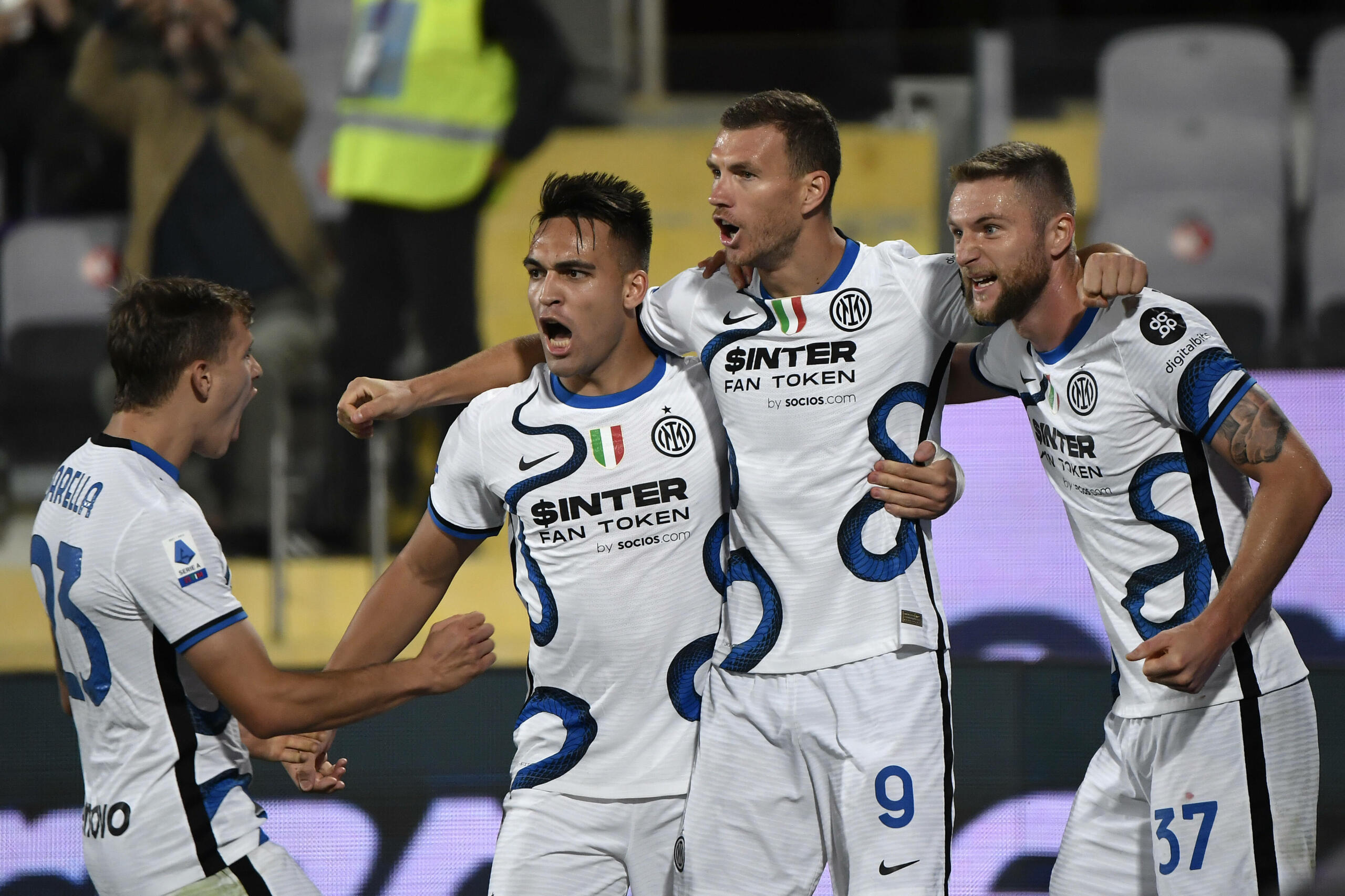 L'attacco dei nerazzurri entra nella storia della serie A, eguagliando il suo stesso record di marcature consecutive (24) del 1949-1950.