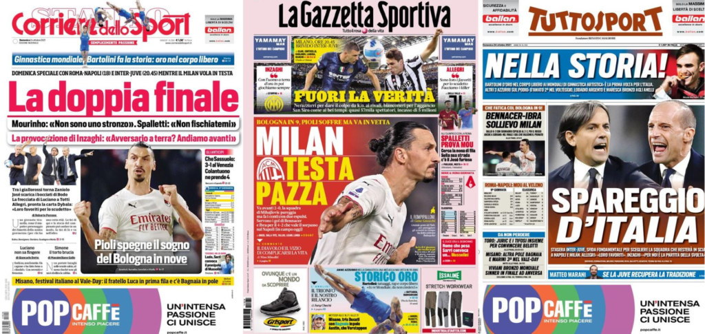 In prima pagina: i quotidiani in edicola oggi, 24 ottobre 2021