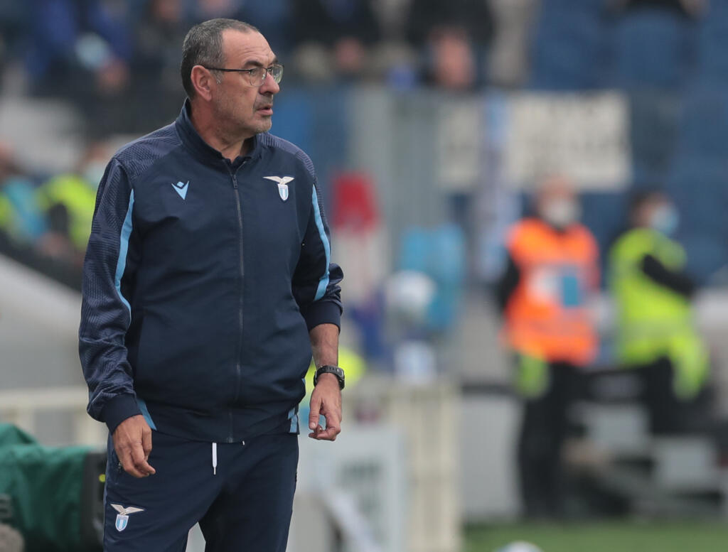 Lazio, Sarri: “Siamo stati sfortunati nel prendere gol sempre alla fine”