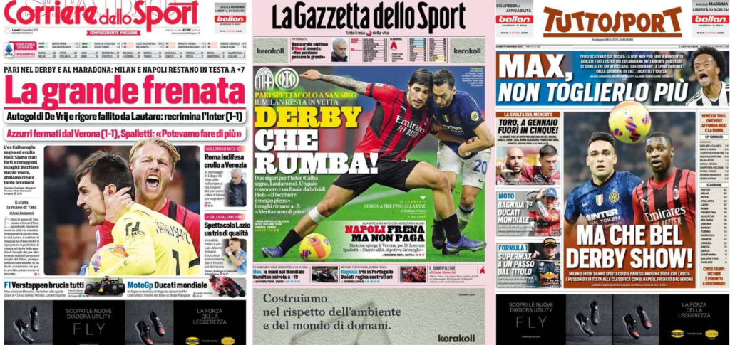 In prima pagina: i quotidiani in edicola oggi, 8 novembre 2021