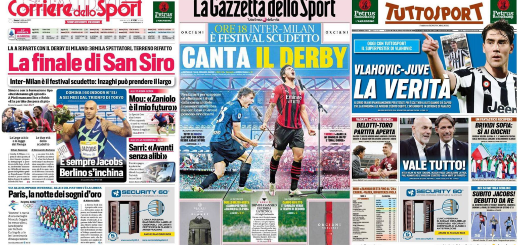 In prima pagina: i quotidiani in edicola oggi, 5 febbraio 2022