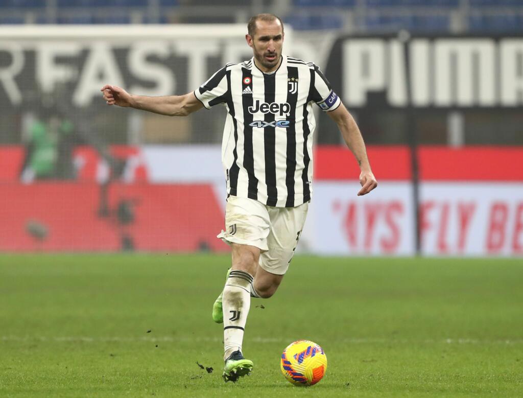 Juventus, si ferma Chiellini e salta Sassuolo e Atalanta: la situazione