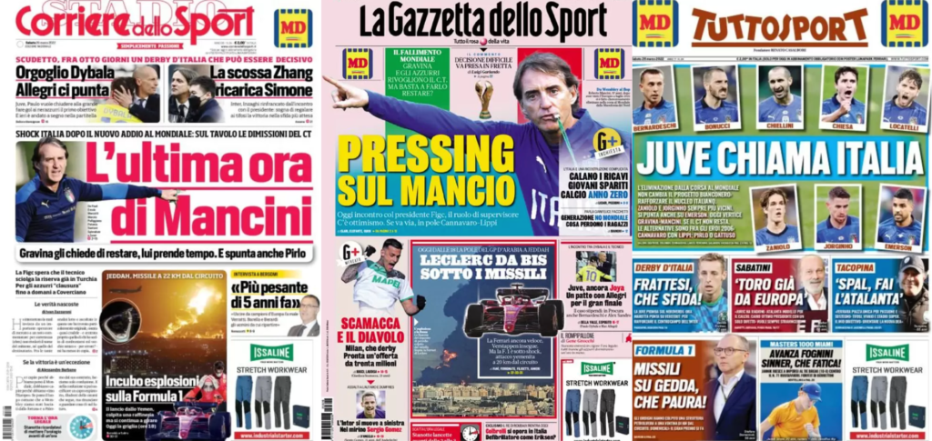 In prima pagina: i quotidiani in edicola oggi, 26 marzo 2022