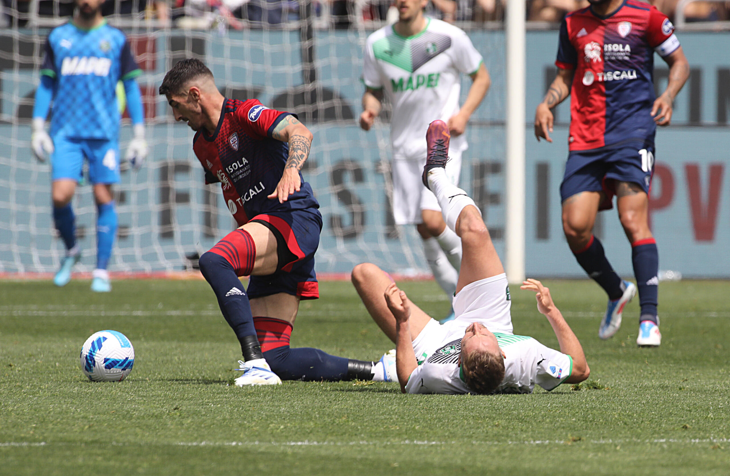 Cagliari Sassuolo Primo Tempo