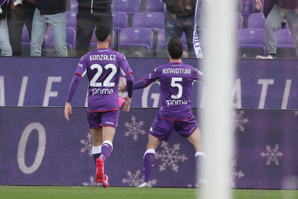 Fiorentina-Roma primo tempo