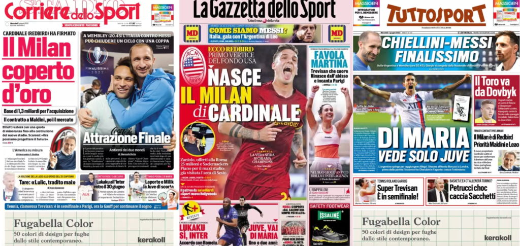 In prima pagina: i quotidiani in edicola oggi, 1 giugno 2022