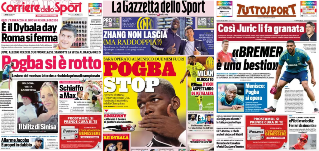 In prima pagina: i quotidiani in edicola oggi, 26 luglio 2022