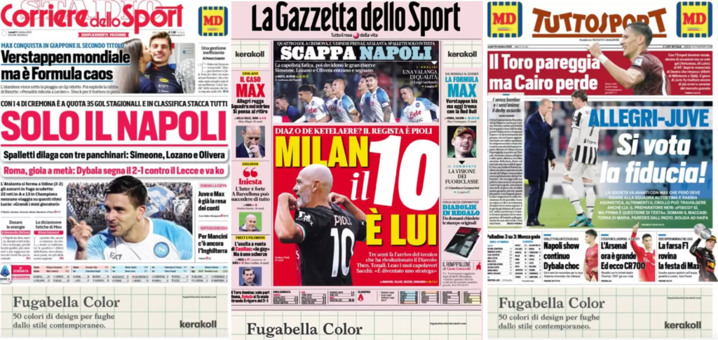 In prima pagina: i quotidiani in edicola oggi, 10 ottobre 2022