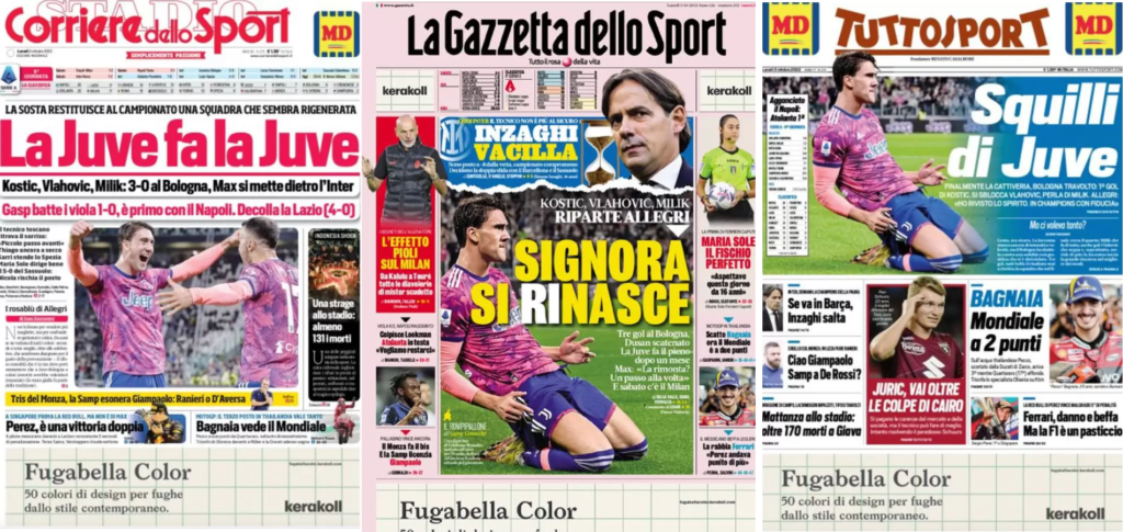 In prima pagina: i quotidiani in edicola oggi, 3 ottobre 2022