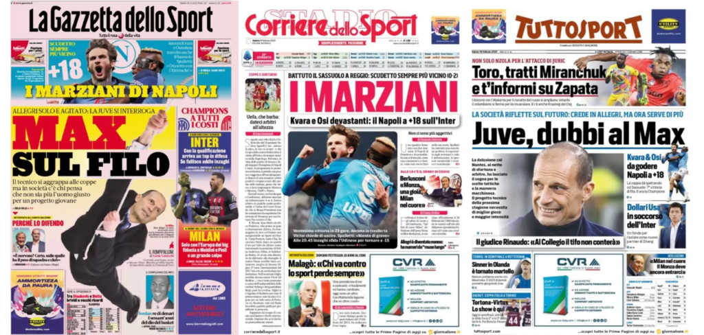 In prima pagina: i quotidiani in edicola oggi, 18 febbraio 2023