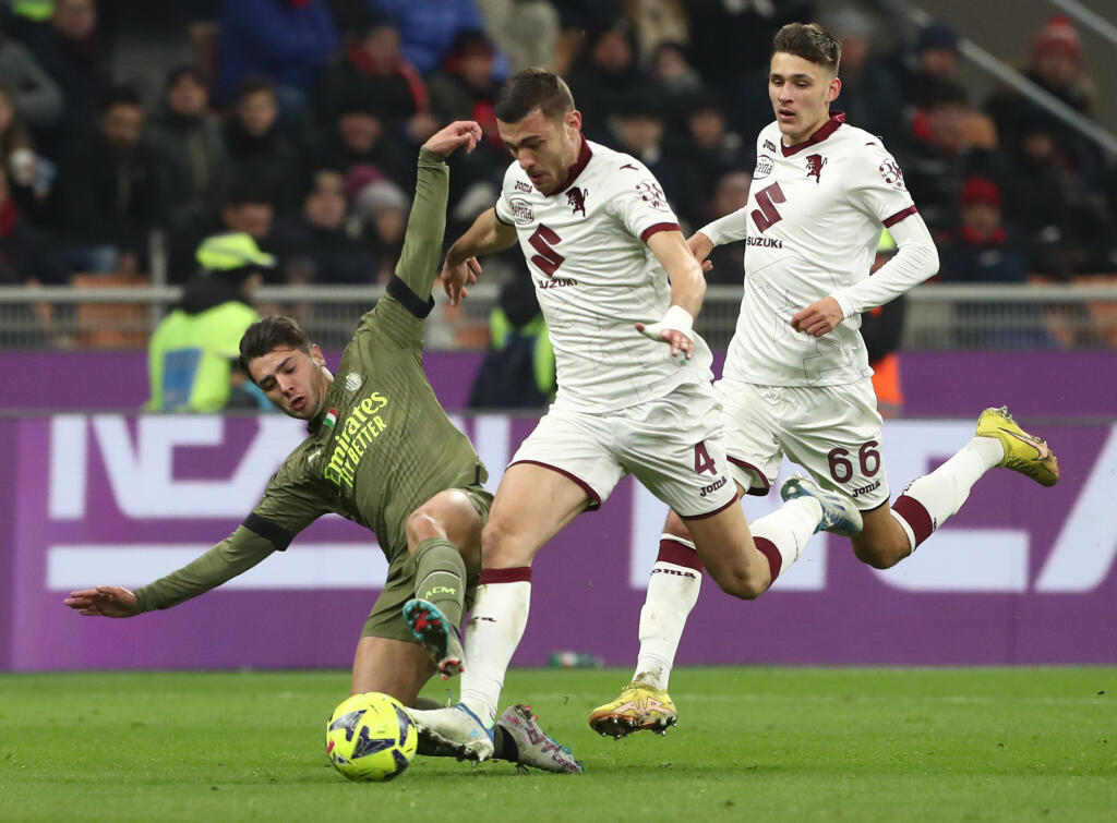 Milan-Torino 0-0, un primo tempo senza luci a San Siro