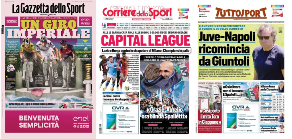 In prima pagina: i quotidiani in edicola oggi, 6 maggio 2023