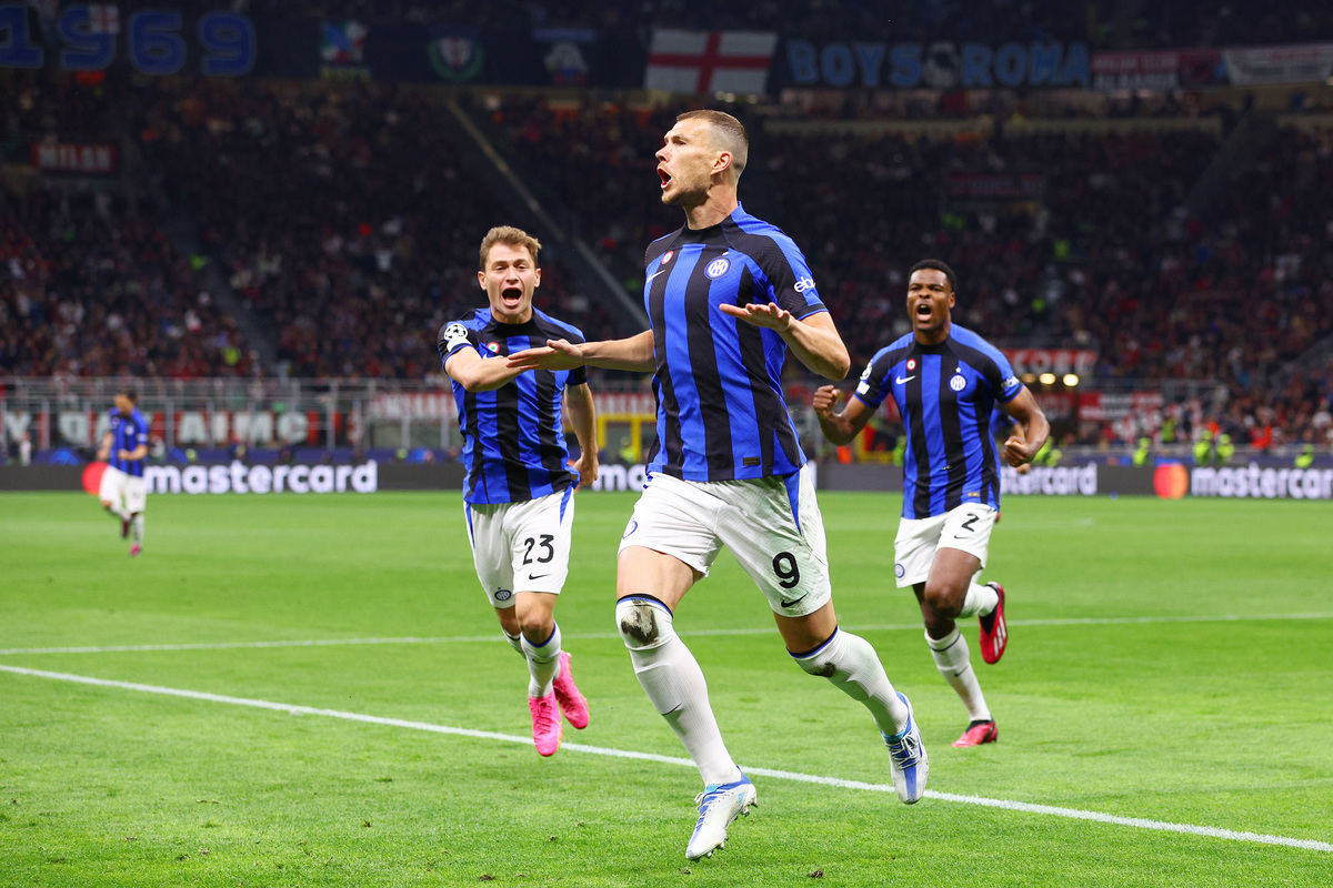 dzeko milan inter