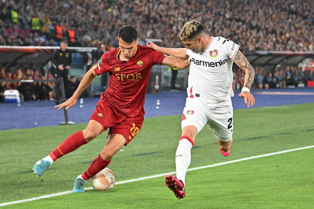 Roma-Bayer Leverkusen 0-0 all’intervallo, primo tempo frizzante all’Olimpico