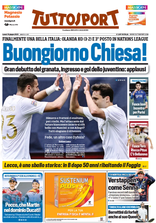 prima pagina