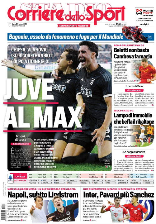 prima pagina