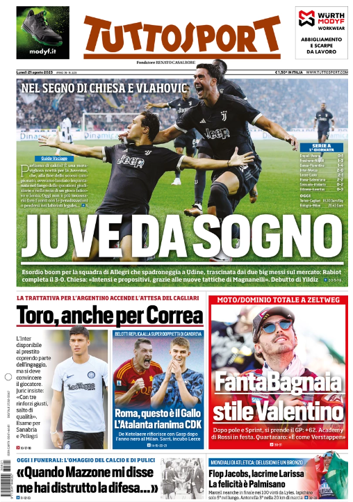 prima pagina