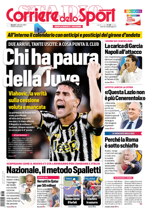 prima pagina