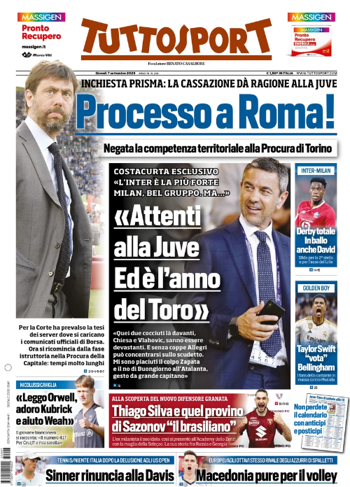 prima pagina