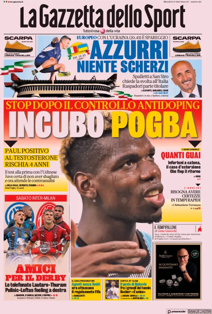 prima pagina