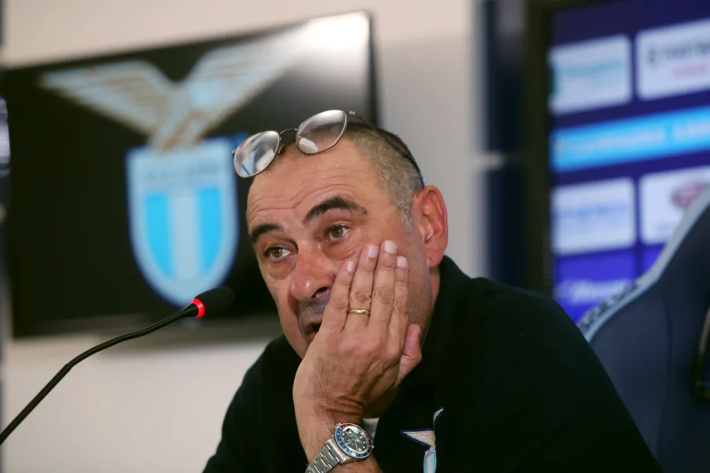 Lazio Sarri conferenza