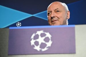 Marotta nel pre-partita di Inter-Benfica