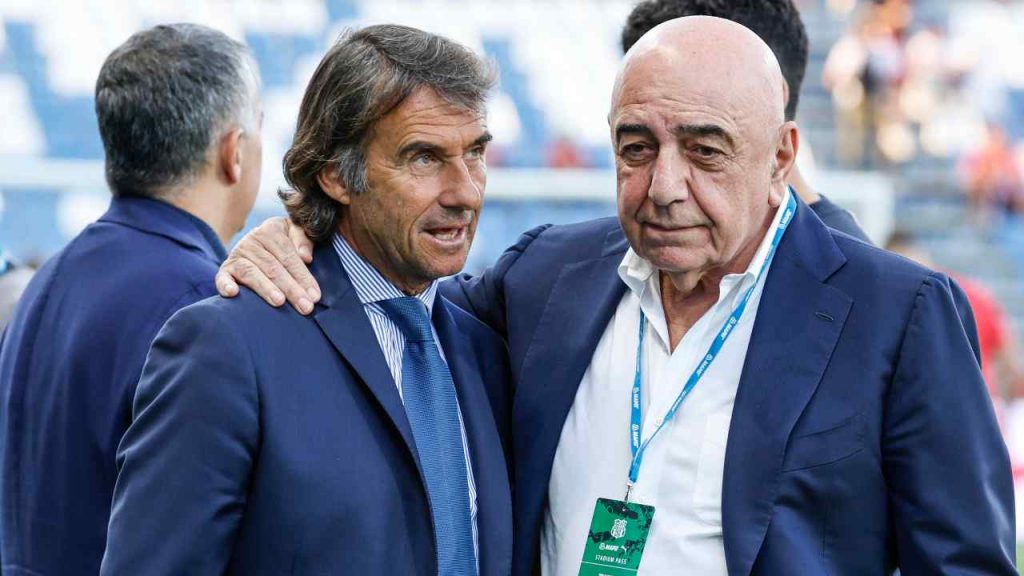 Giovanni Carnevali e Adriano Galliani