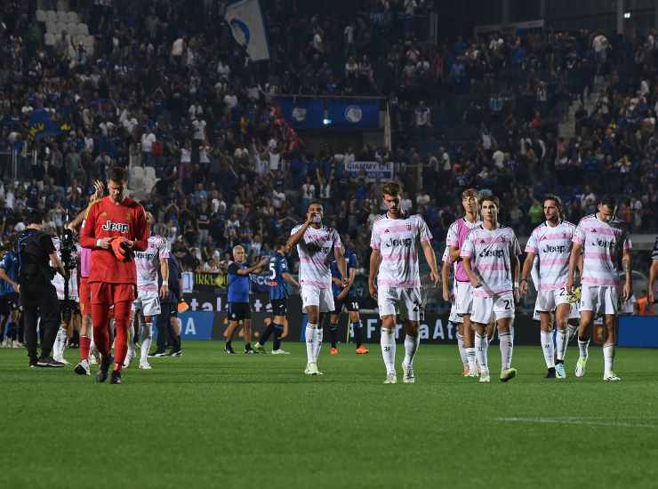 La Juventus saluta i propri tifosi a Bergamo