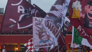 La festa dei tifosi della Salernitana