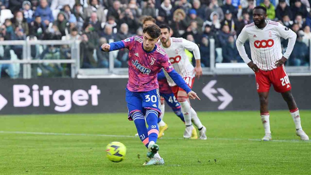 Mathias Soulè con la maglia della Juventus - CalcioInPillole.it